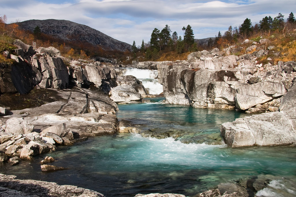 Ther river at Mjolfjell
